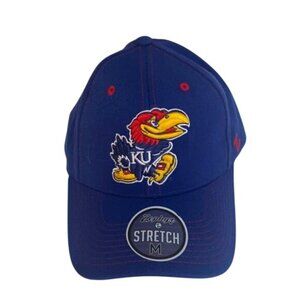 Kansas Jayhawks Stretch Fit Hat size M New